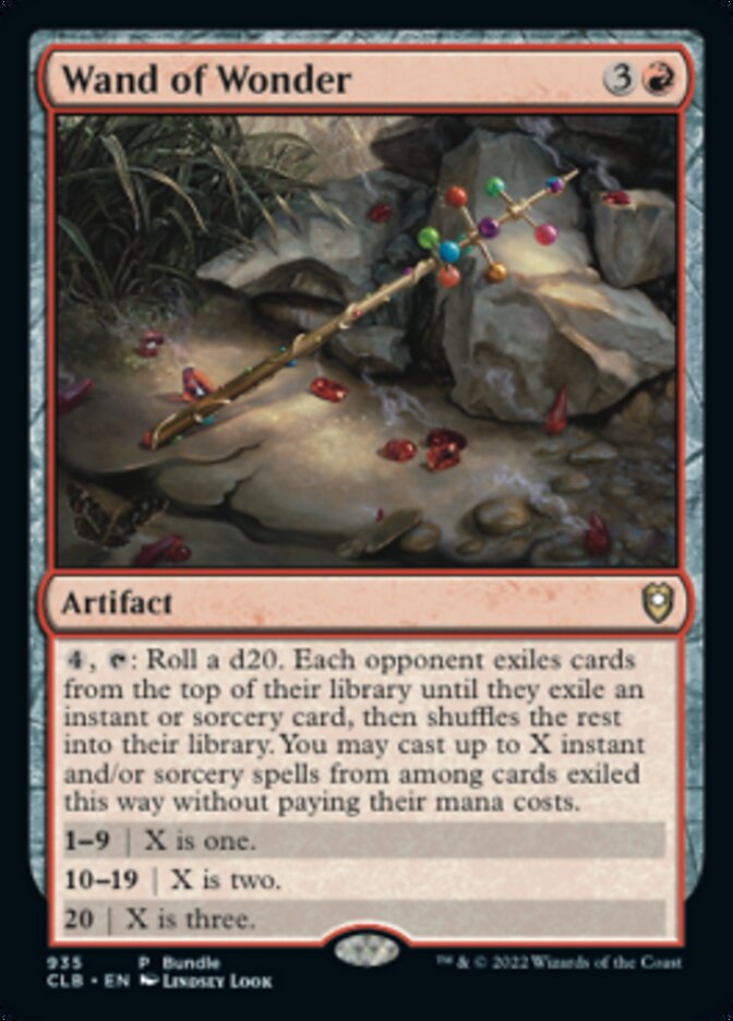 Wand of Wonder (Bundle) [Commander Legends: Battle for Baldur's Gate] | Tables and Towers