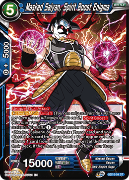 Masked Saiyan, Spirit Boost Enigma (Starter Deck - Darkness Reborn) (SD16-04) [Cross Spirits] | Tables and Towers