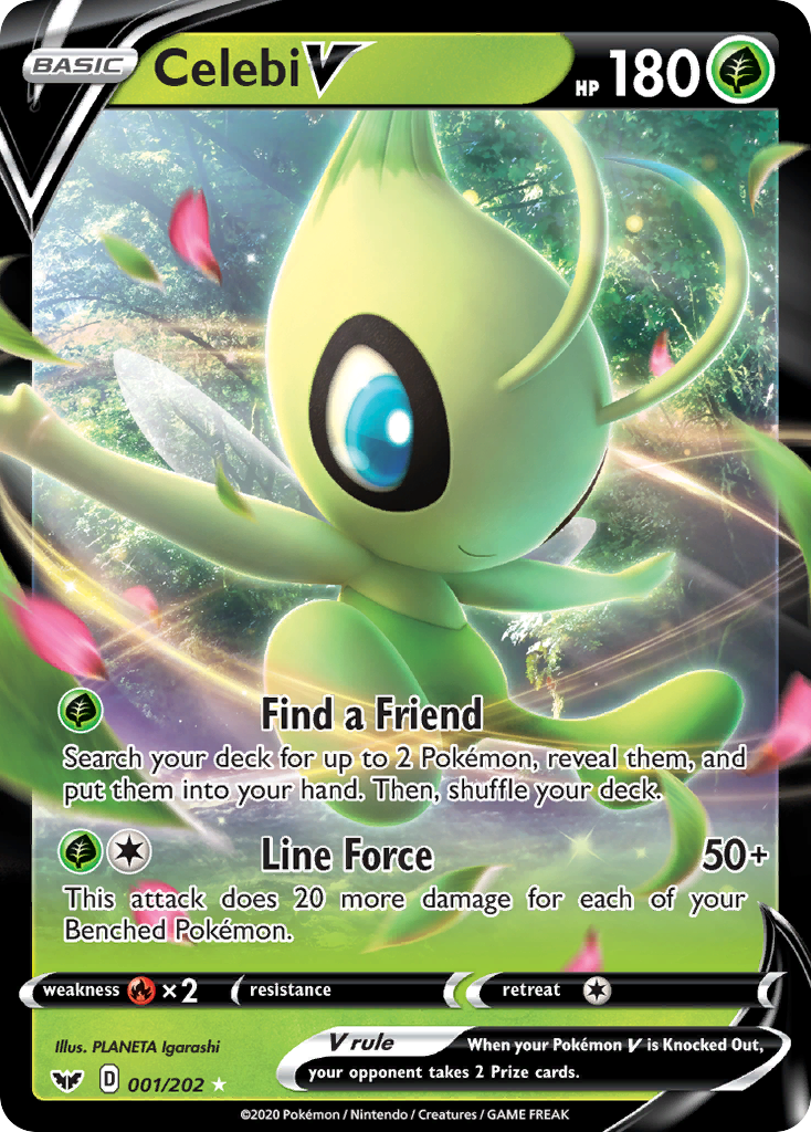 Celebi V (001/202) [Sword & Shield: Base Set] | Tables and Towers