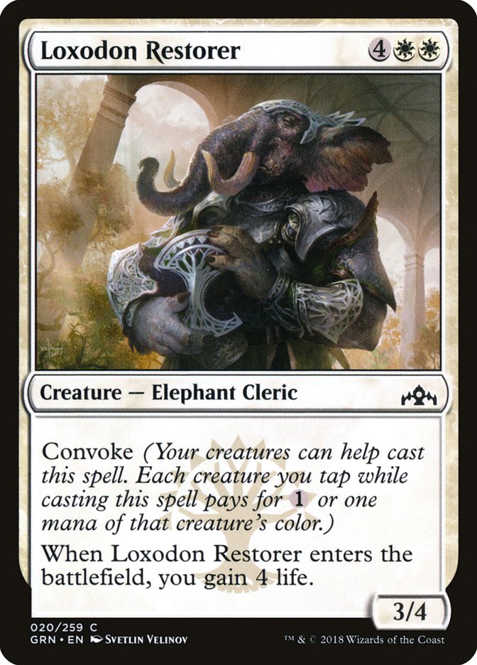 Loxodon Restorer [Guilds of Ravnica] | Tables and Towers