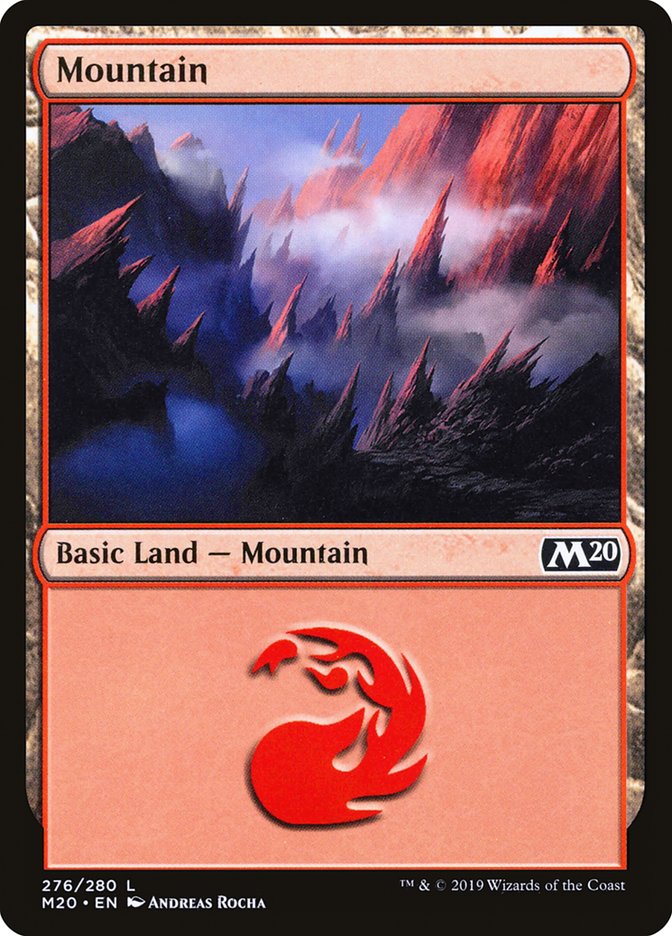 Mountain (276) [Core Set 2020] | Tables and Towers