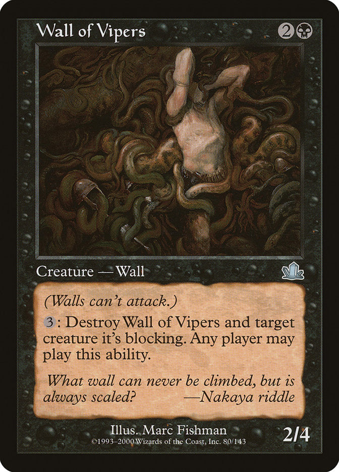 Wall of Vipers [Prophecy] | Tables and Towers