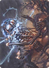 Lightning Skelemental // Lightning Skelemental [Modern Horizons Art Series] | Tables and Towers