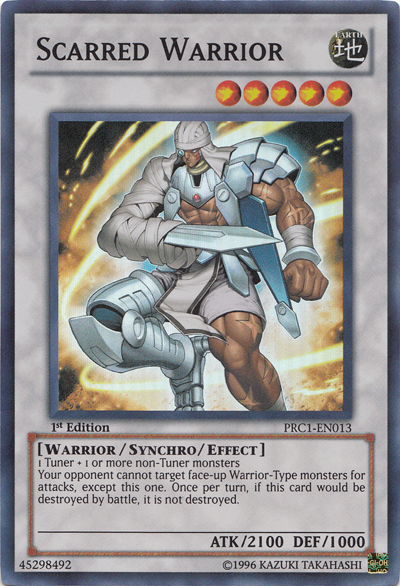 Scarred Warrior [PRC1-EN013] Super Rare | Tables and Towers