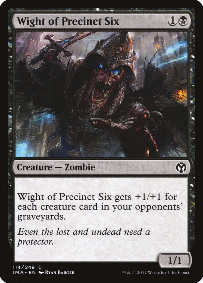 Wight of Precinct Six [Iconic Masters] | Tables and Towers