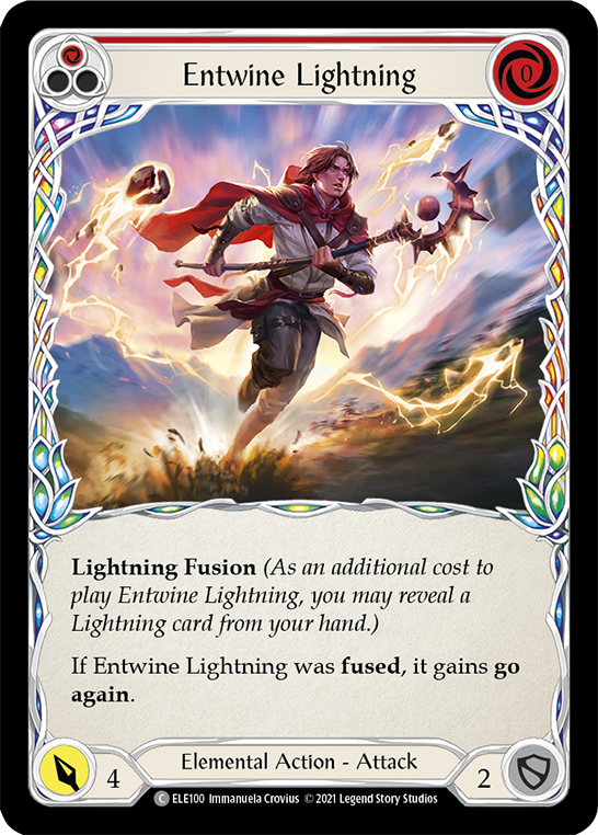 Entwine Lightning (Red) [ELE100] (Tales of Aria)  1st Edition Normal | Tables and Towers