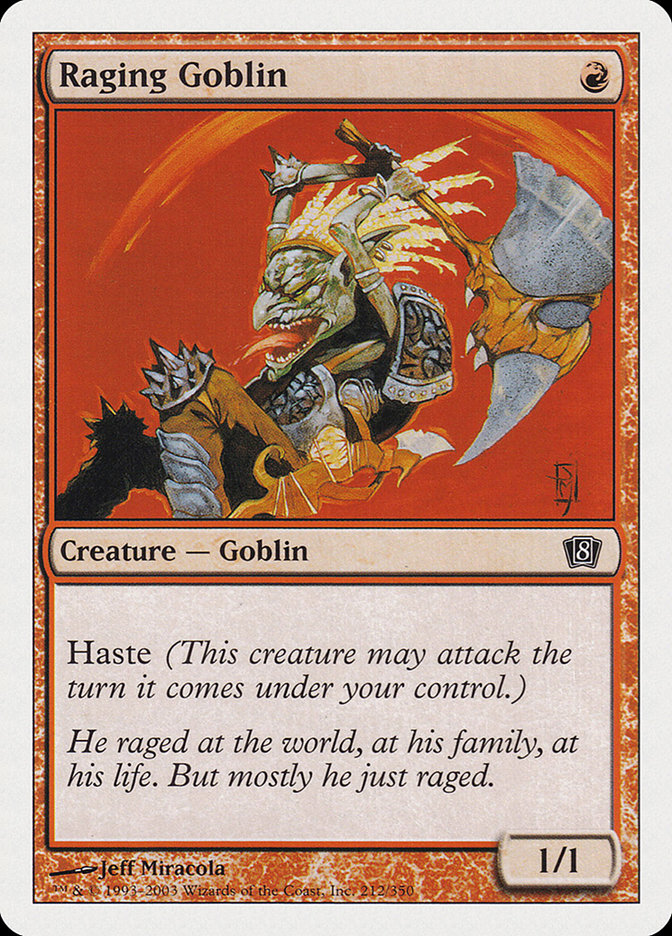 Raging Goblin [Eighth Edition] | Tables and Towers