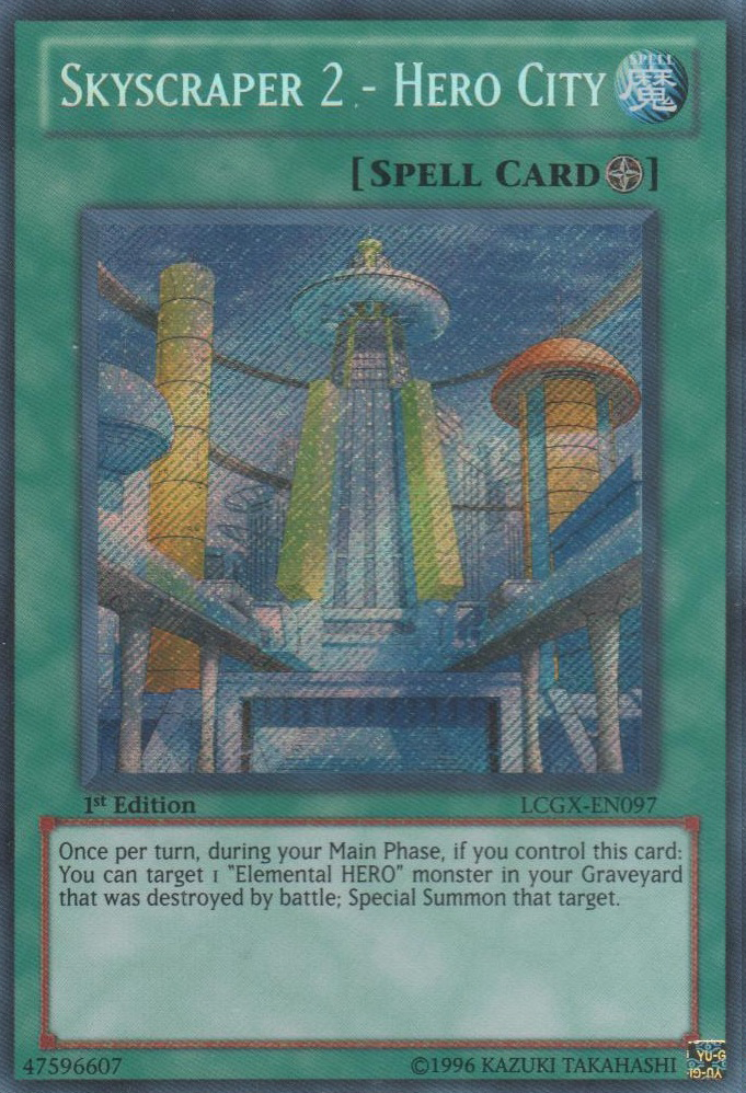 Skyscraper 2 - Hero City [LCGX-EN097] Secret Rare | Tables and Towers