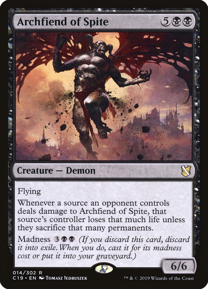 Archfiend of Spite [Commander 2019] | Tables and Towers