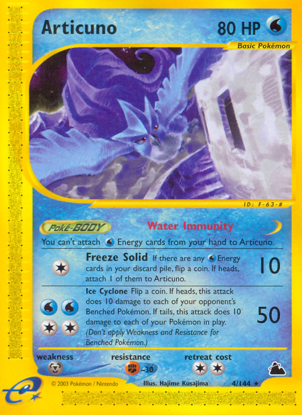 Articuno (4/144) [Skyridge] | Tables and Towers