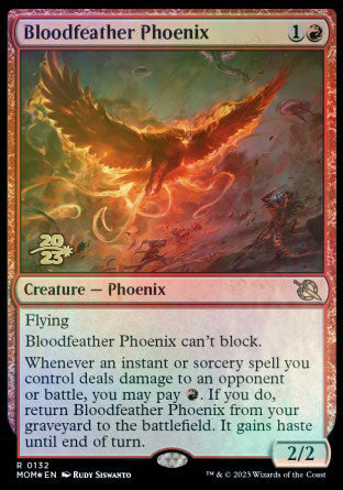 Bloodfeather Phoenix [March of the Machine Prerelease Promos] | Tables and Towers