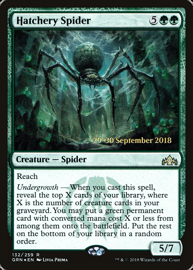 Hatchery Spider [Guilds of Ravnica Prerelease Promos] | Tables and Towers