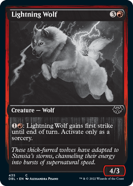 Lightning Wolf [Innistrad: Double Feature] | Tables and Towers