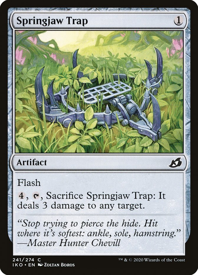 Springjaw Trap [Ikoria: Lair of Behemoths] | Tables and Towers