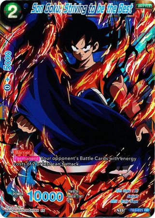 Son Goku, Striving to be the Best (TB3-021) [Clash of Fates] | Tables and Towers