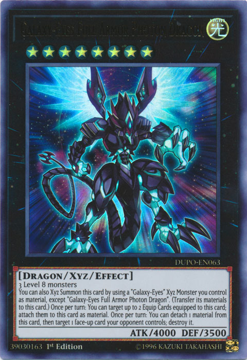 Galaxy-Eyes Full Armor Photon Dragon [DUPO-EN063] Ultra Rare | Tables and Towers