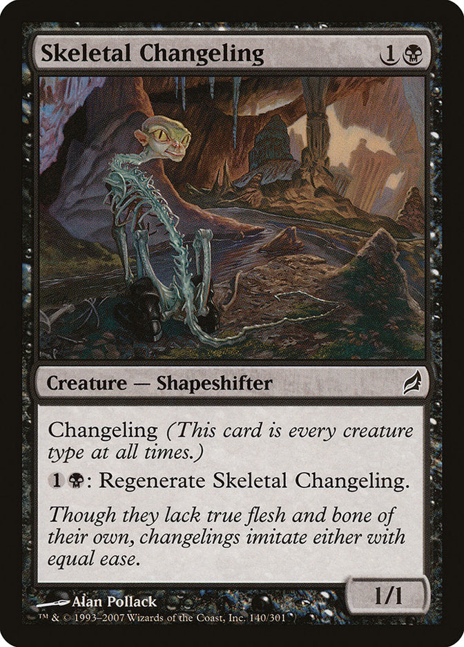 Skeletal Changeling [Lorwyn] | Tables and Towers