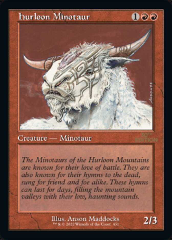 Hurloon Minotaur (Retro) [30th Anniversary Edition] | Tables and Towers