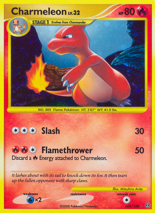 Charmeleon (102/100) [Diamond & Pearl: Stormfront] | Tables and Towers