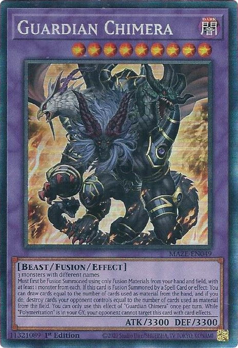 Guardian Chimera [MAZE-EN049] Collector's Rare | Tables and Towers