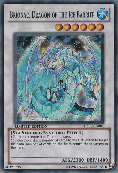 Brionac, Dragon of the Ice Barrier [H5SE-EN001] Super Rare | Tables and Towers