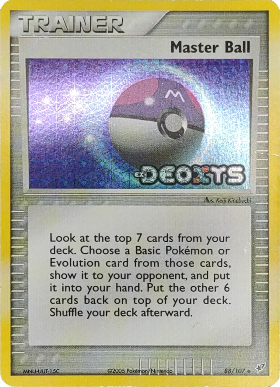 Master Ball (88/107) (Stamped) [EX: Deoxys] | Tables and Towers