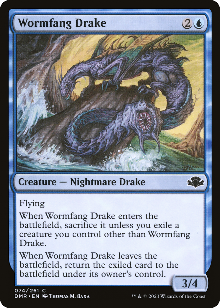 Wormfang Drake [Dominaria Remastered] | Tables and Towers