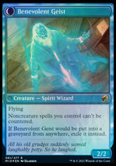 Malevolent Hermit // Benevolent Geist [Innistrad: Midnight Hunt Prerelease Promos] | Tables and Towers