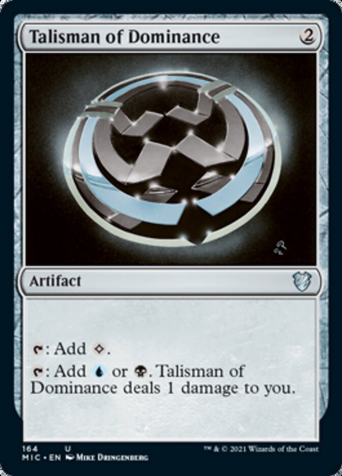 Talisman of Dominance [Innistrad: Midnight Hunt Commander] | Tables and Towers