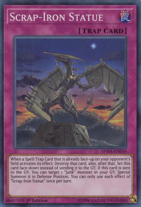 Scrap-Iron Statue [SPWA-EN059] Super Rare | Tables and Towers