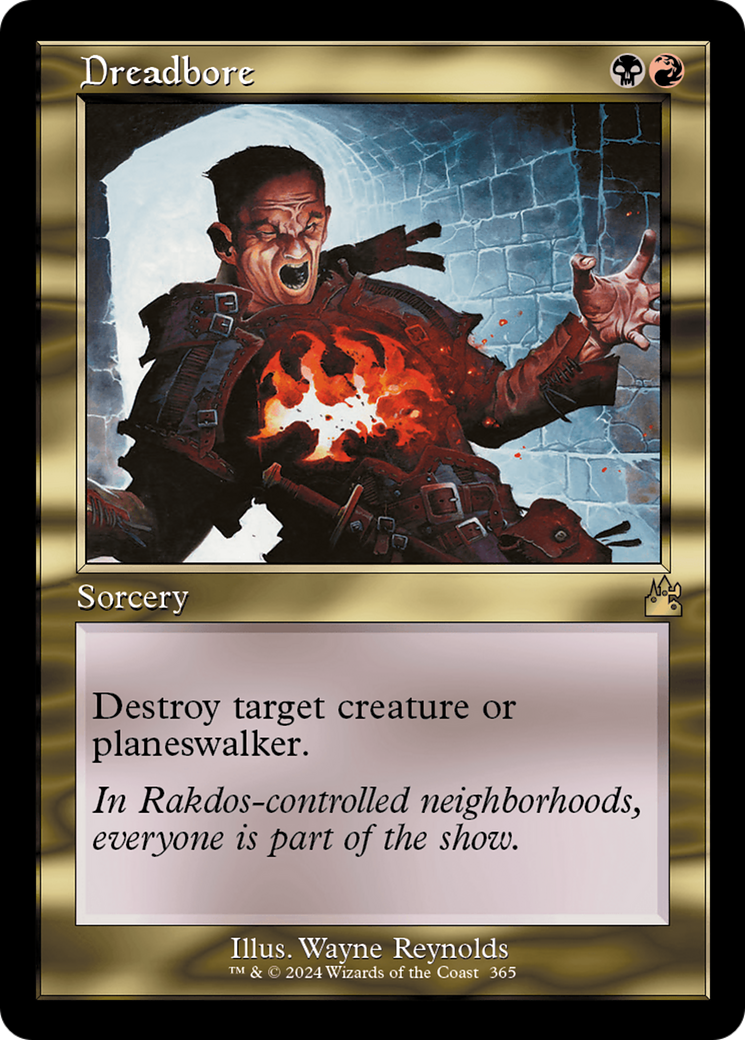 Dreadbore (Retro Frame) [Ravnica Remastered] | Tables and Towers