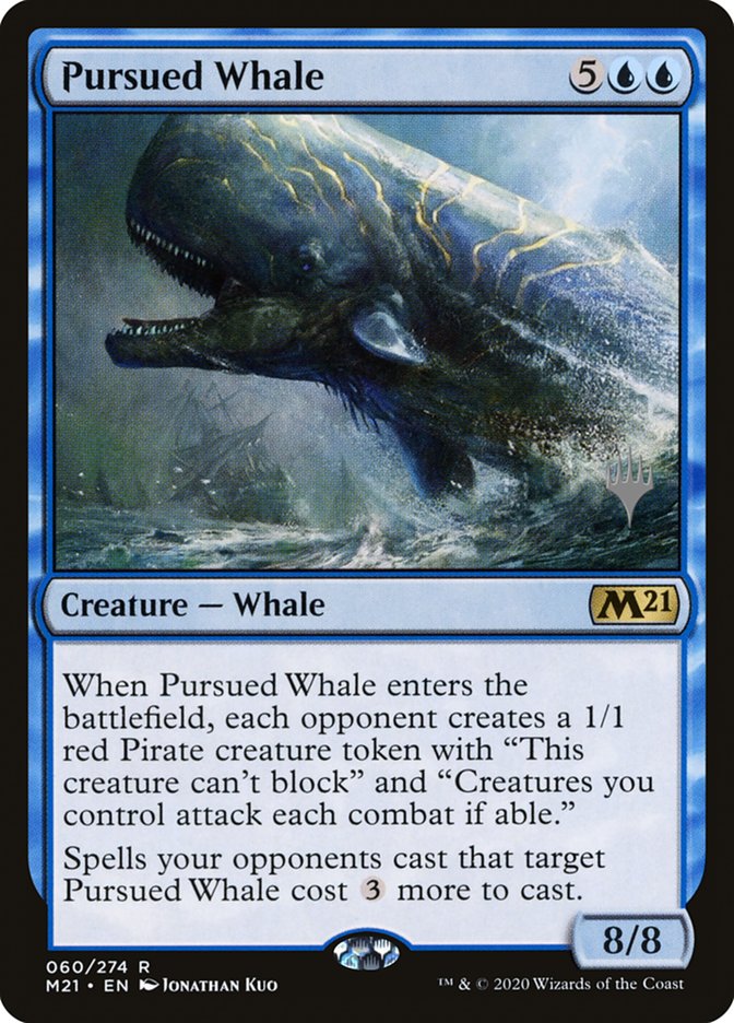 Pursued Whale (Promo Pack) [Core Set 2021 Promos] | Tables and Towers