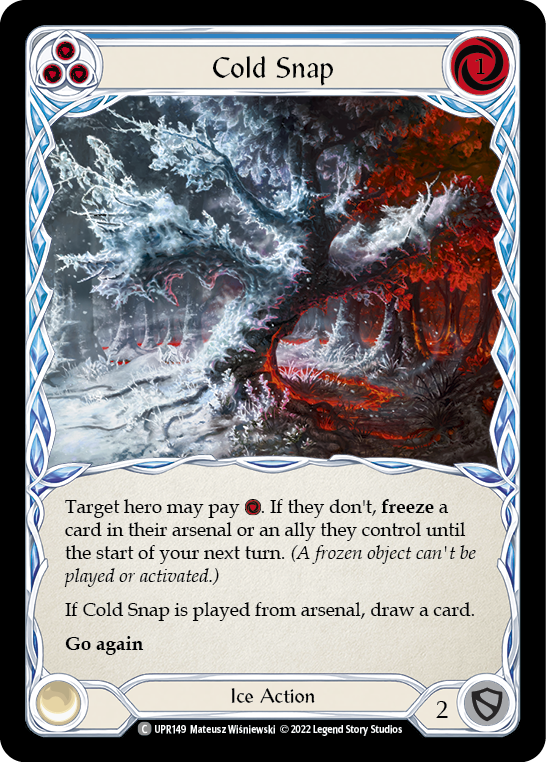 Cold Snap (Blue) [UPR149] (Uprising)  Rainbow Foil | Tables and Towers