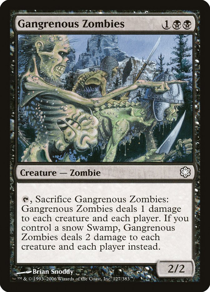 Gangrenous Zombies [Coldsnap Theme Decks] | Tables and Towers