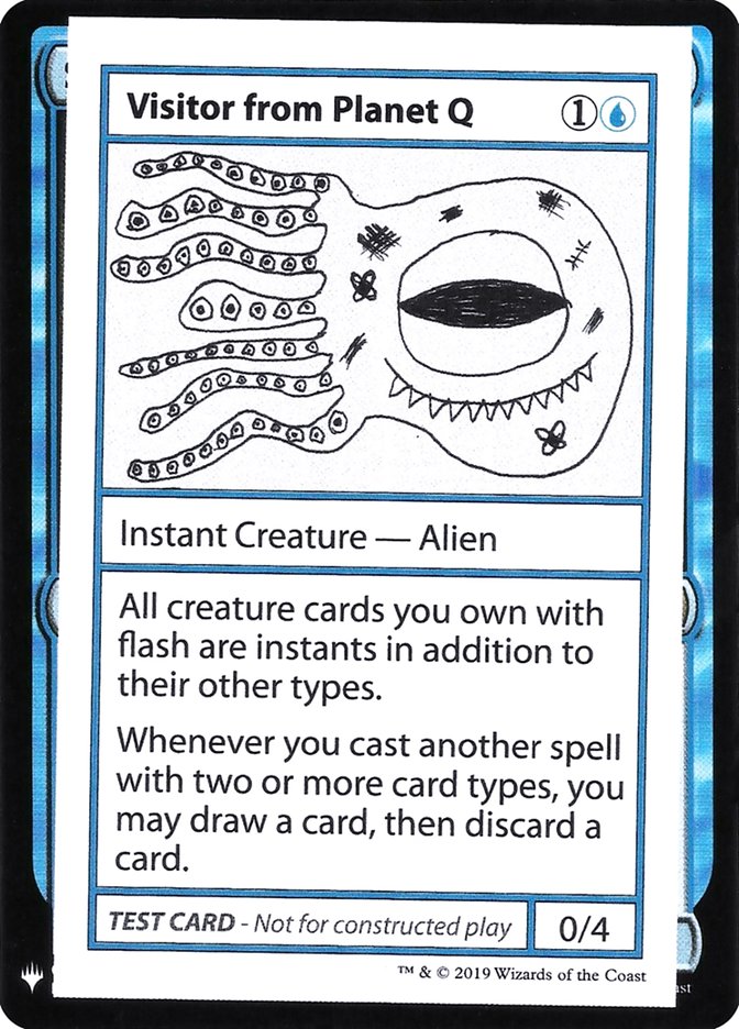 Visitor from Planet Q [Mystery Booster Playtest Cards] | Tables and Towers