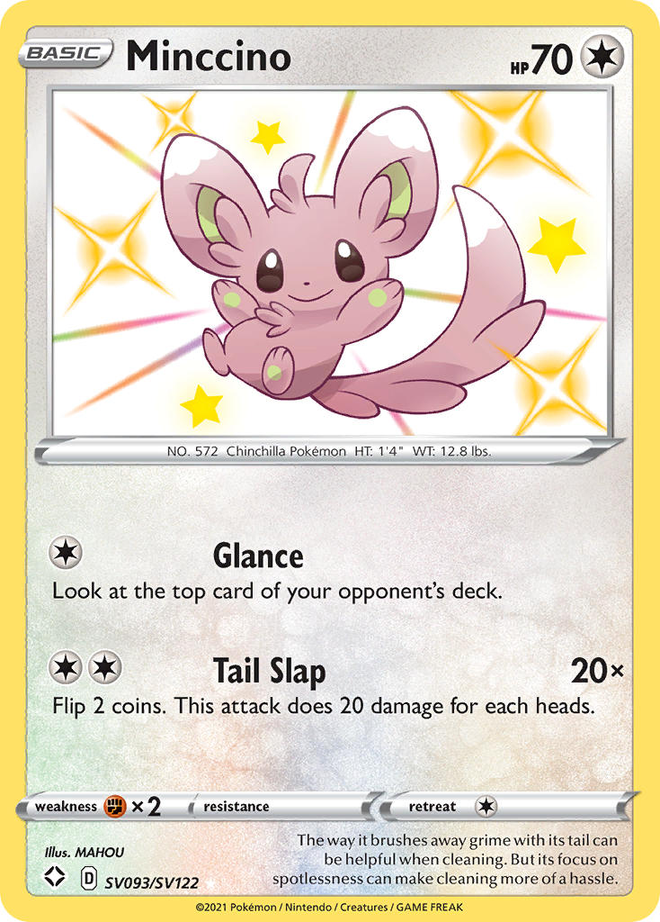 Minccino (SV093/SV122) [Sword & Shield: Shining Fates] | Tables and Towers