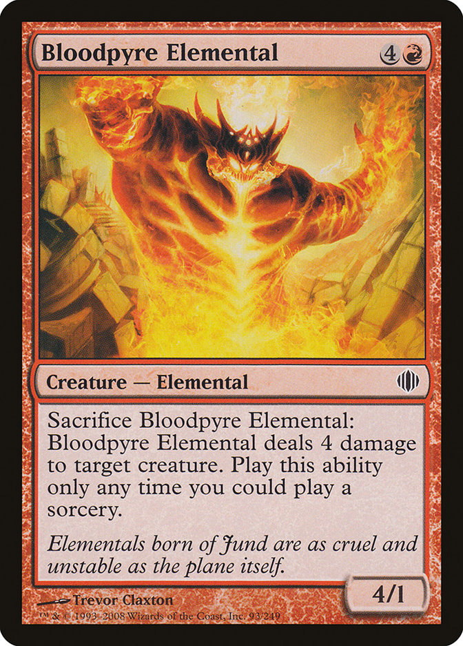 Bloodpyre Elemental [Shards of Alara] | Tables and Towers