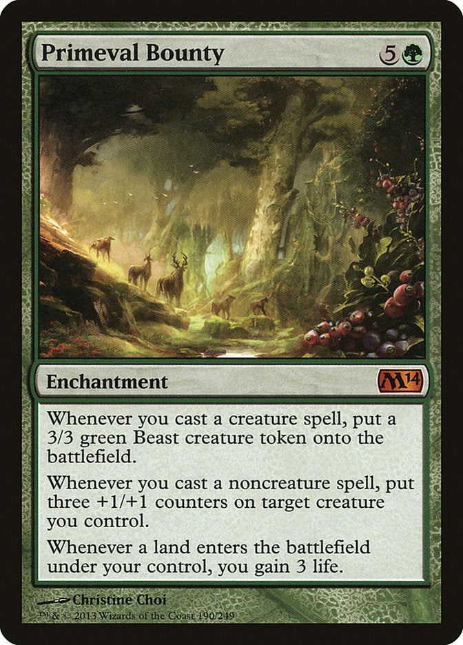 Primeval Bounty [Magic 2014] | Tables and Towers