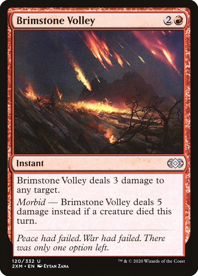 Brimstone Volley [Double Masters] | Tables and Towers