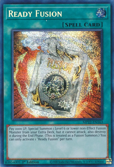 Ready Fusion [MP22-EN163] Prismatic Secret Rare | Tables and Towers