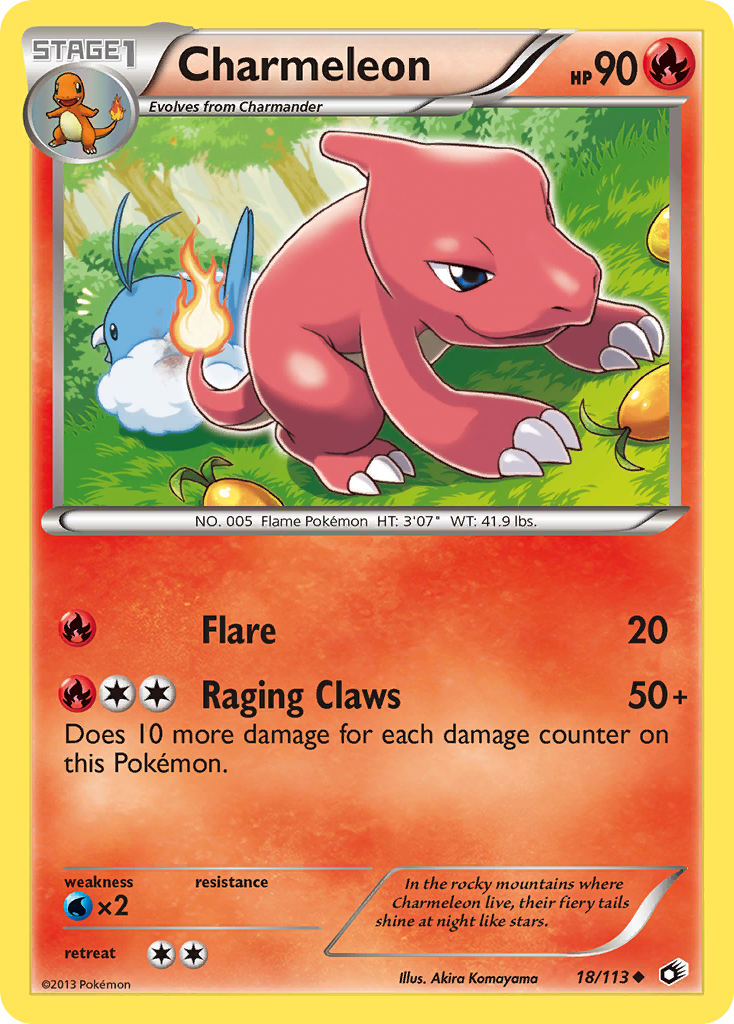 Charmeleon (18/113) [Black & White: Legendary Treasures] | Tables and Towers