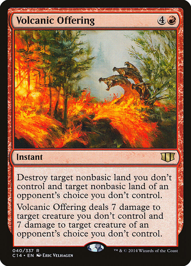 Volcanic Offering [Commander 2014] | Tables and Towers