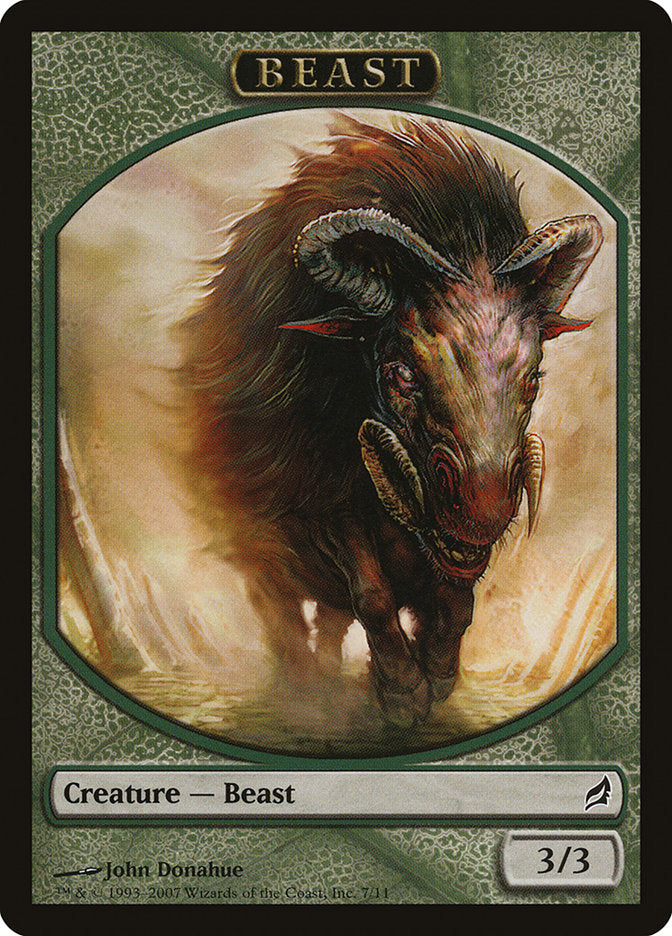 Beast Token [Lorwyn Tokens] | Tables and Towers