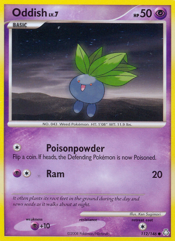 Oddish (112/146) [Diamond & Pearl: Legends Awakened] | Tables and Towers