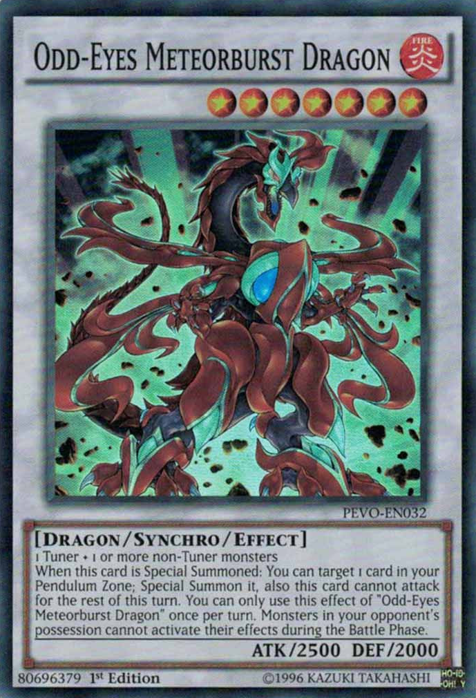 Odd-Eyes Meteorburst Dragon [PEVO-EN032] Super Rare | Tables and Towers