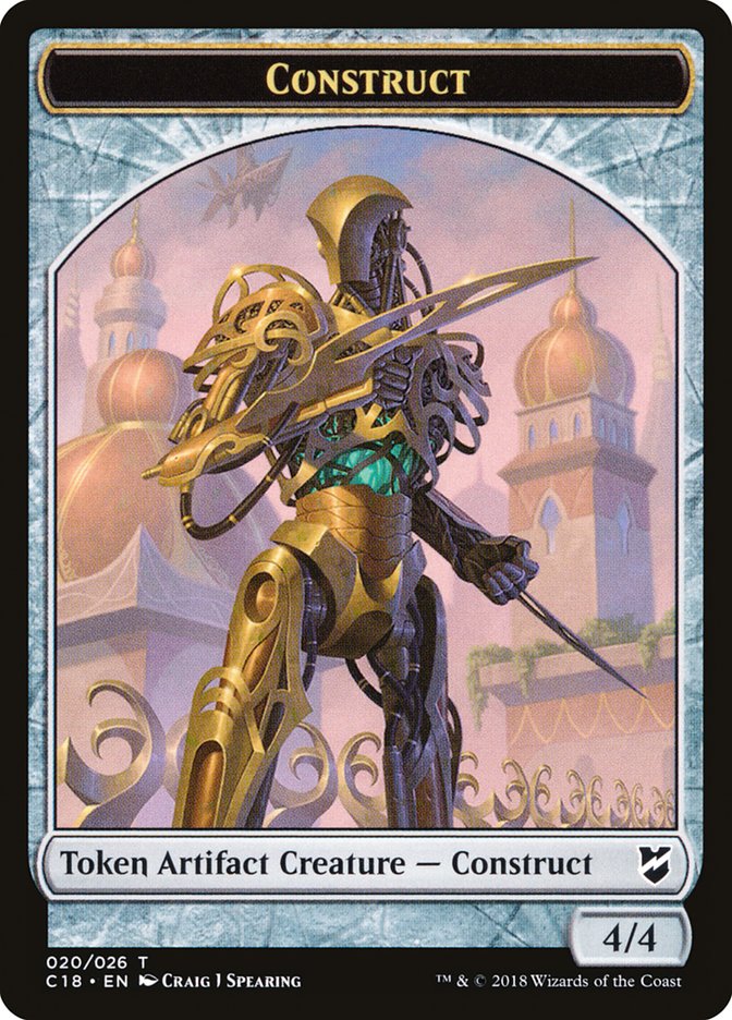 Construct Token (020/026) [Commander 2018 Tokens] | Tables and Towers