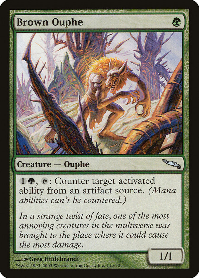 Brown Ouphe [Mirrodin] | Tables and Towers