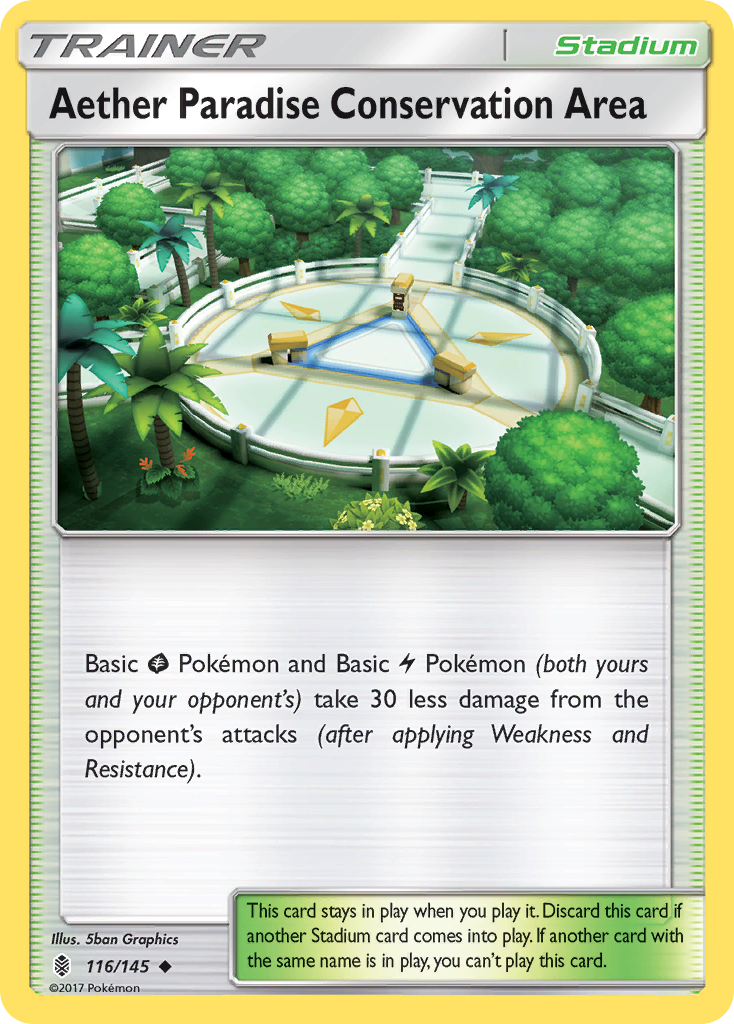 Aether Paradise Conservation Area (116/145) [Sun & Moon: Guardians Rising] | Tables and Towers