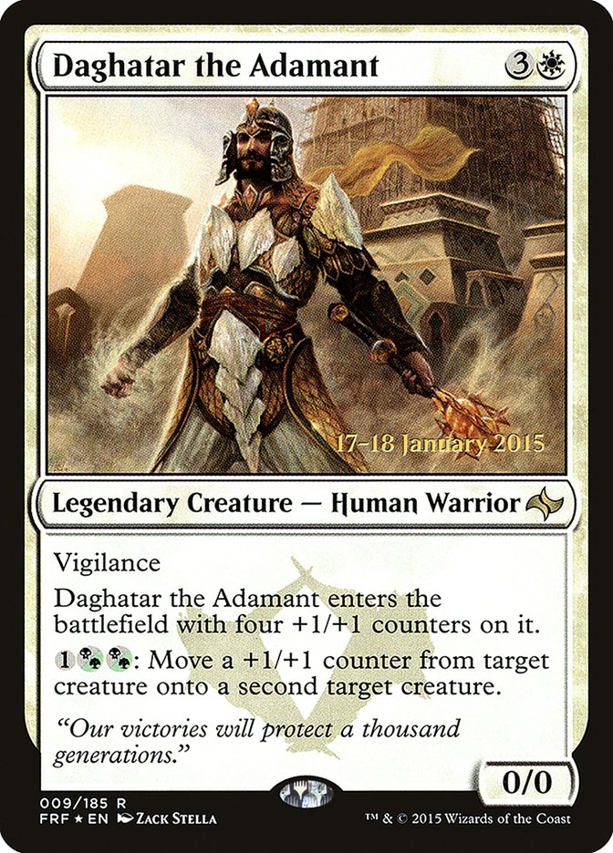 Daghatar the Adamant [Fate Reforged Prerelease Promos] | Tables and Towers