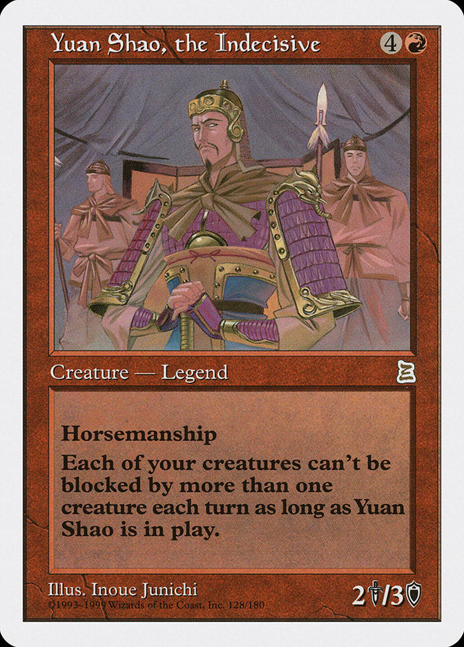 Yuan Shao, the Indecisive [Portal Three Kingdoms] | Tables and Towers